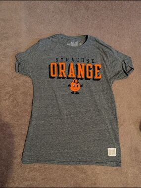 Original Retro Brand Syracuse Orange Gray Short Sleeve Tee